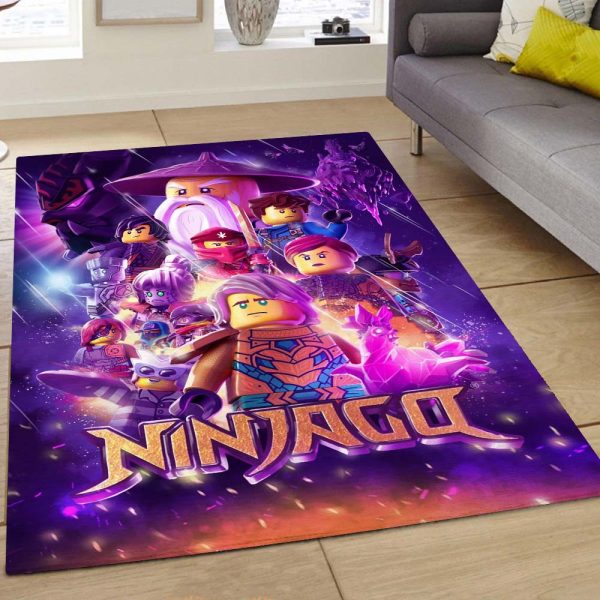 Ninjago Alle Charaktere Kämpfen 1017 Teppich