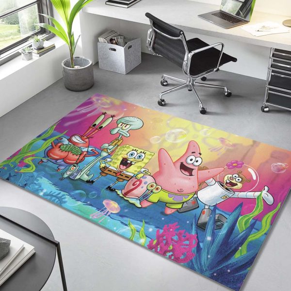 SpongeBob Schwammkopf Alle Charaktere 6 Teppich