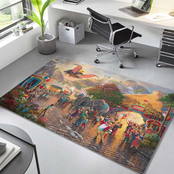 Dumbo Alle Charaktere Teppich