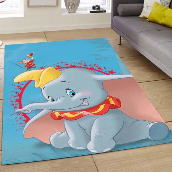 Dumbo Und Timothy Q Mouse 1 Teppich