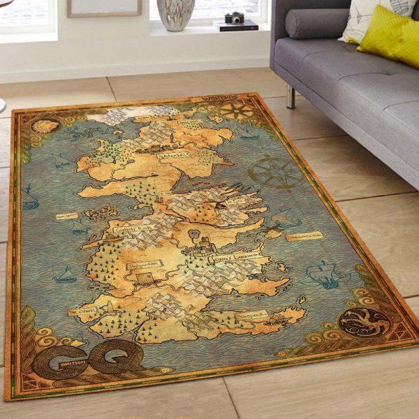 Game Of Thrones Got-karte 2 Teppich