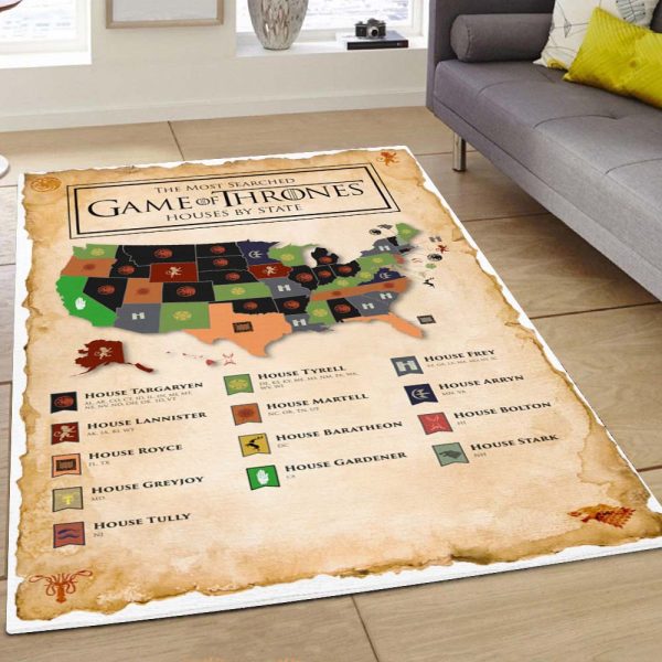 Game Of Thrones Got-karte Teppich