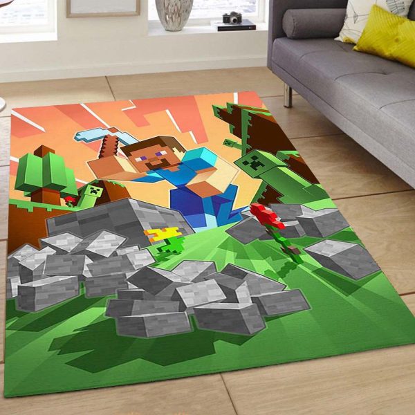 Herobrine Minecraft Charakter 1013 Teppich