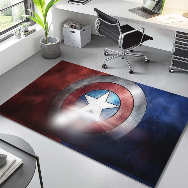 Marvel Legends Captain America Shield 4 Teppich