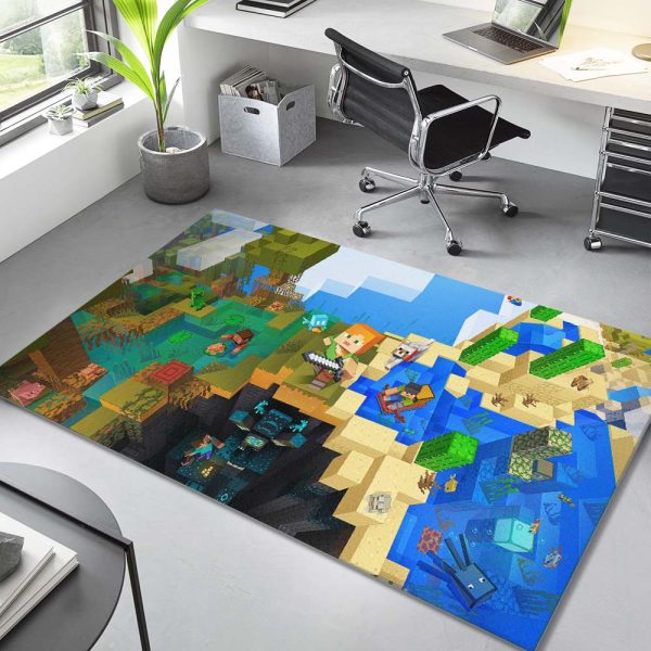 Minecraft Alle Charaktere 1010 Teppich