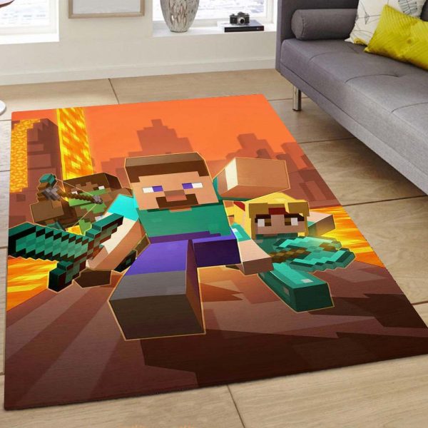 Minecraft Alle Charaktere 1012 Teppich