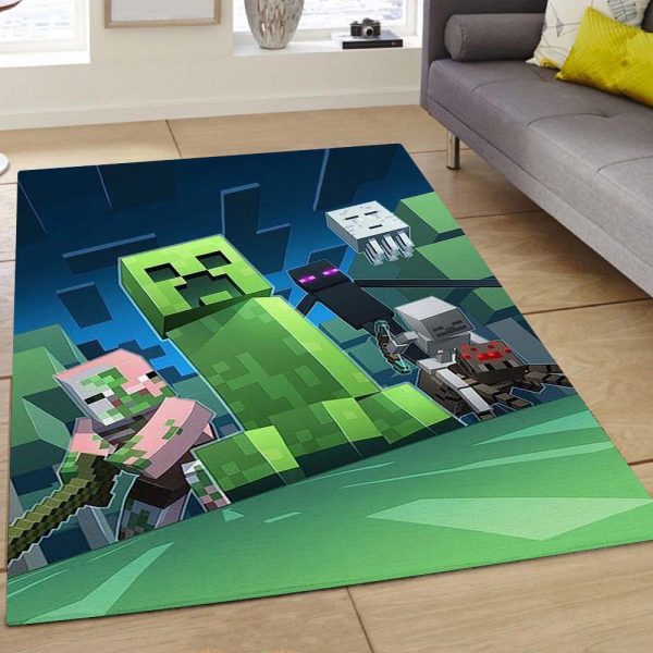 Minecraft Alle Charaktere 1015 Teppich