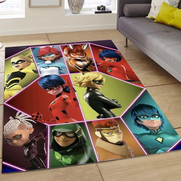 Miraculous Ladybug Alle Charaktere 1 Teppich