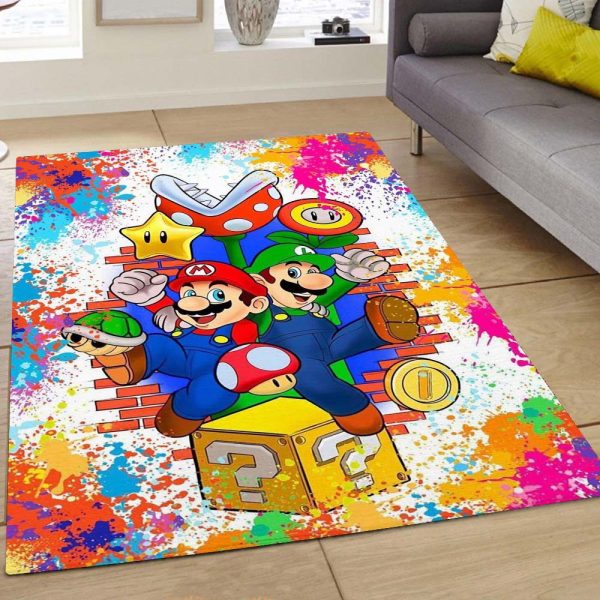 Super Mario Und Luigi Teppich