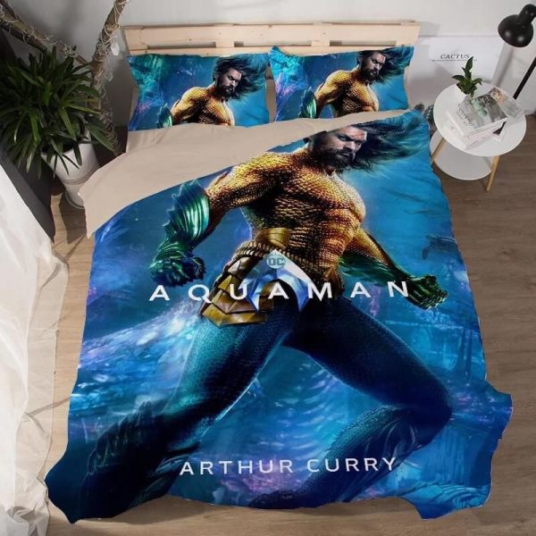 Aquaman Arthur Curry Kinderbettwäsche - Bettwäsche