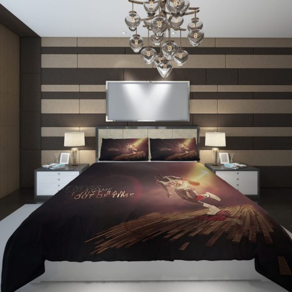 Ich habe noch nie ein Spiel verloren, mir ist einfach die Zeit ausgegangen NBA Basketball Kinderbettwäsche - Bettwäsche