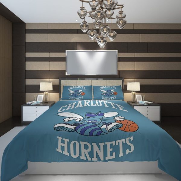 Charlotte Hornets 3 NBA Basketball Kinderbettwäsche - Bettwäsche