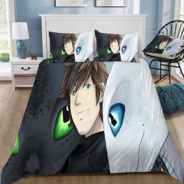 Drachenzähmen leicht gemacht   Dragons 3 Die verborgene Welt 4 Kinderbettwäsche - Bettwäsche