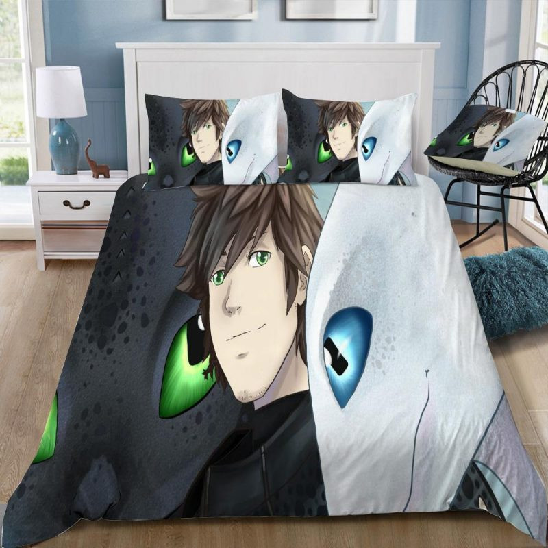 Drachenzähmen leicht gemacht Dragons 3 Die verborgene Welt 4 Kinderbettwäsche - Bettwäsche