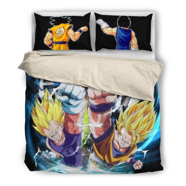 Dragonball Goku Vegeta 02 Kinderbettwäsche - Bettwäsche