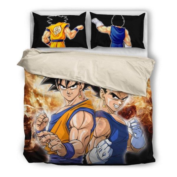 Dragonball Goku Vegeta 01 Kinderbettwäsche - Bettwäsche