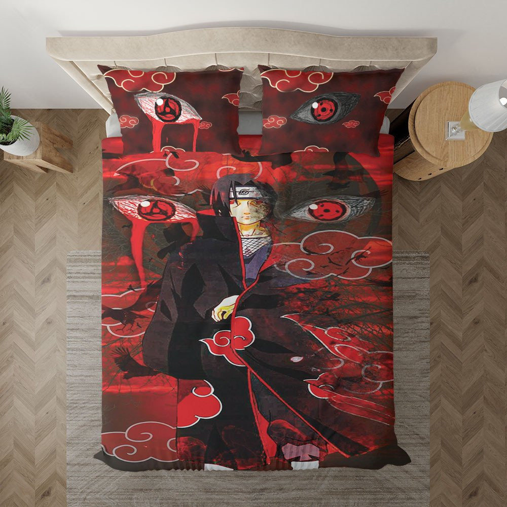 Uchiha Itachi Naruto Mangekyo Sharingan Kinderbettwäsche - Bettwäsche