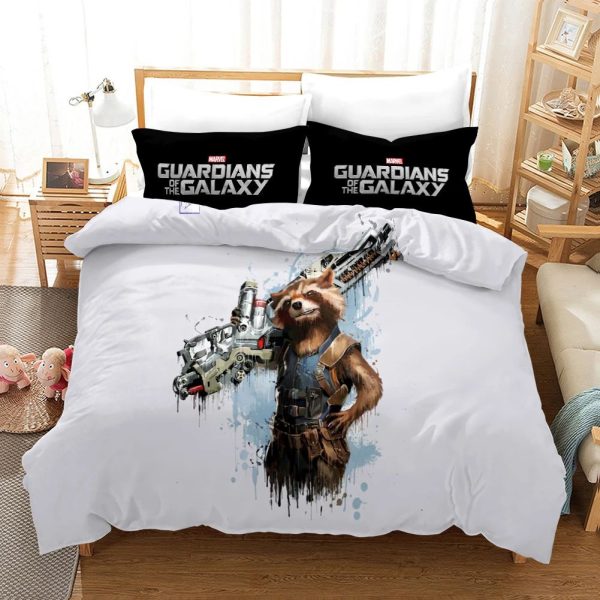 Guardians Of The Galaxy Rocket Raccoon 4 Kinderbettwäsche - Bettwäsche