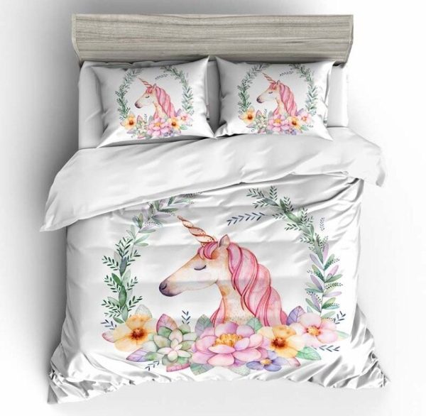 Einhorn süß 2211 Kinderbettwäsche - Bettwäsche