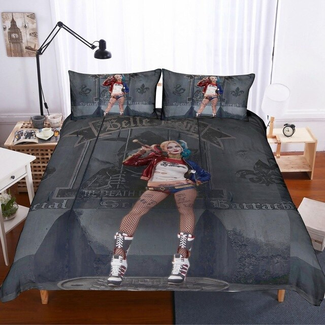 Harley Quinn Joker Selbstmordkommando 227 Kinderbettwäsche - Bettwäsche