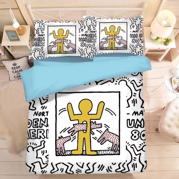 Graffiti Abbildung Kinderbettwäsche - Bettwäsche