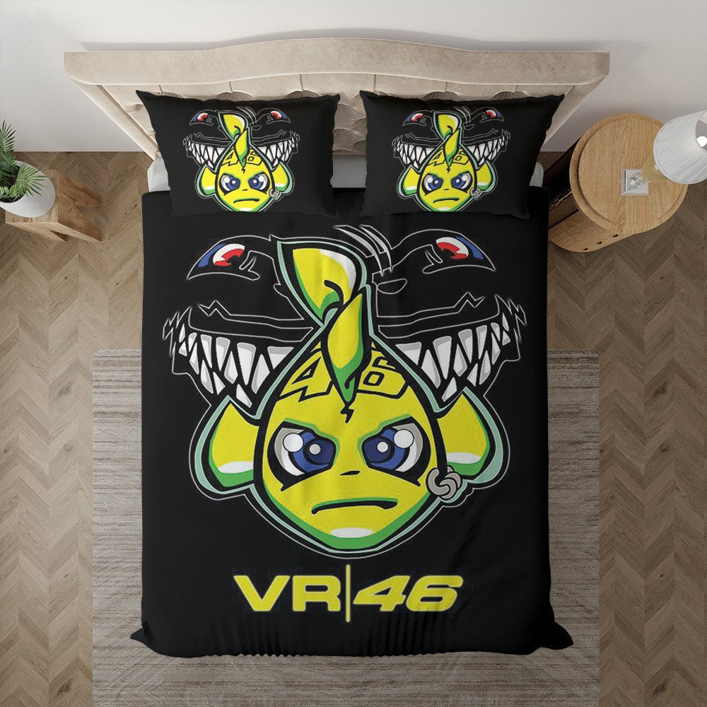 Valentino Rossi Motorradrennen 05 Kinderbettwäsche - Bettwäsche