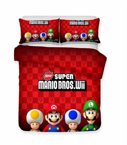 Super Mario Bros Kinderbettwäsche - Bettwäsche