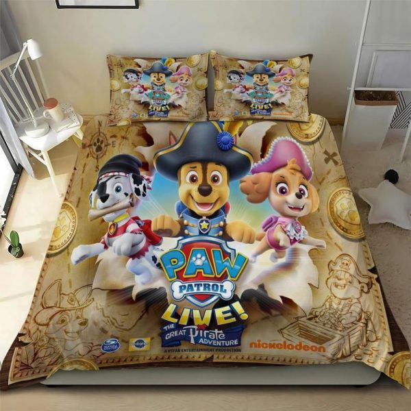 Paw Patrol Live Das große Piratenabenteuer Kinderbettwäsche - Bettwäsche