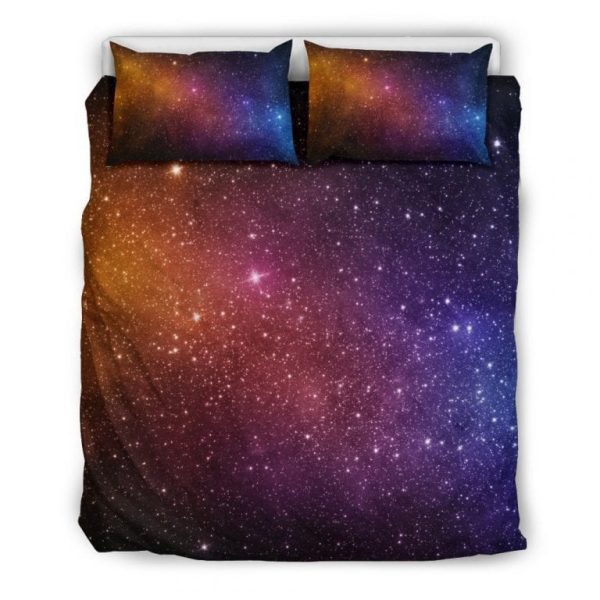 Bunter Sternenstaub Galaxienraum Kinderbettwäsche - Bettwäsche