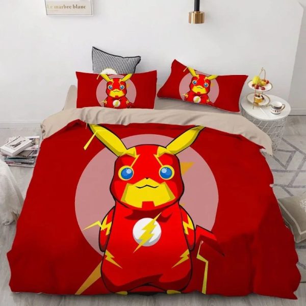 Pokémon Pikachu Iron Man Kinderbettwäsche - Bettwäsche