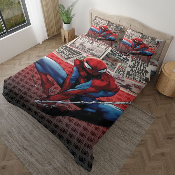 Spider Man Marvel Comics Kinderbettwäsche - Bettwäsche