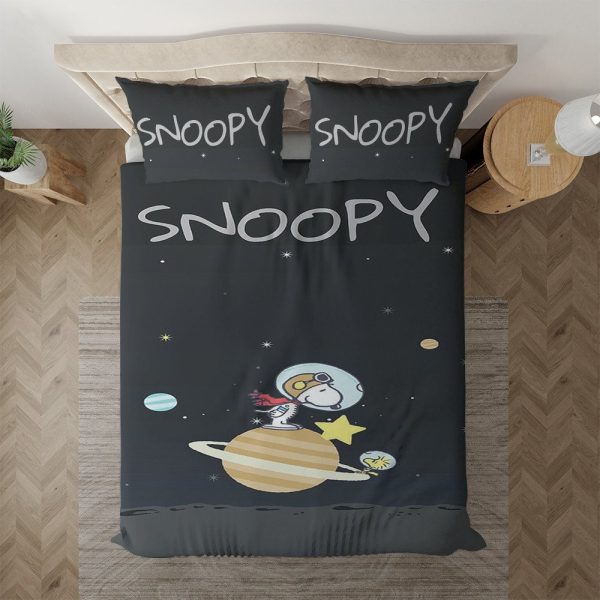 Lustige Snoopy Peanuts Snoopy Woodstock Kinderbettwäsche - Bettwäsche