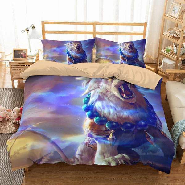 Bunter Löwe Kinderbettwäsche - Bettwäsche