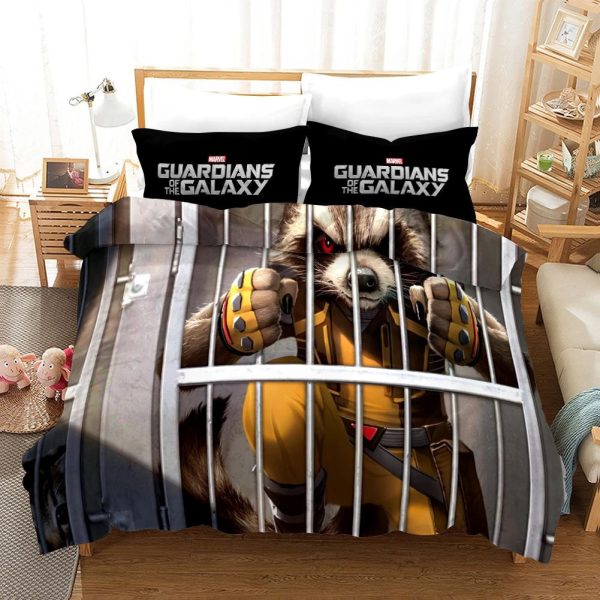 Guardians Of The Galaxy Rocket Raccoon 2 Kinderbettwäsche - Bettwäsche