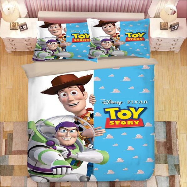 Disney Toy Story Sherif Woody Buzz Lightyear 02 Kinderbettwäsche - Bettwäsche