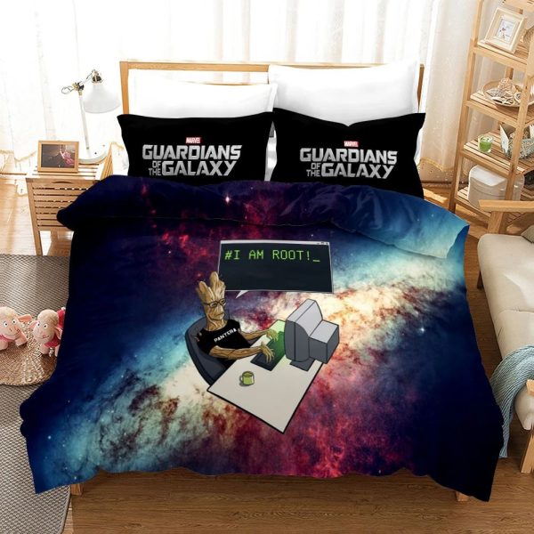 Marvel Guardians Of The Galaxy Groot 9 Kinderbettwäsche - Bettwäsche