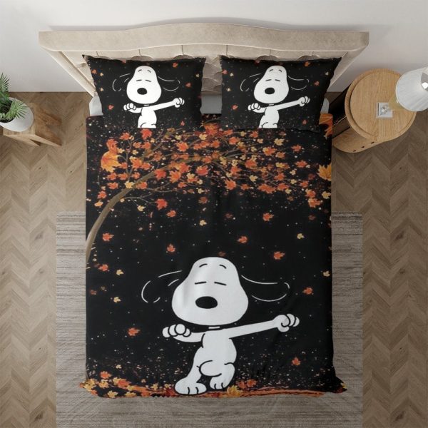 Lustiger Snoopy Peanuts Snoopy Tanz Kinderbettwäsche - Bettwäsche