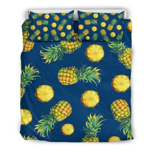 Blaue Ananas Kinderbettwäsche - Bettwäsche