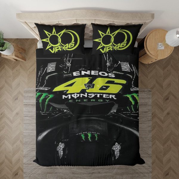 Valentino Rossi Motorradrennen 04 Kinderbettwäsche - Bettwäsche