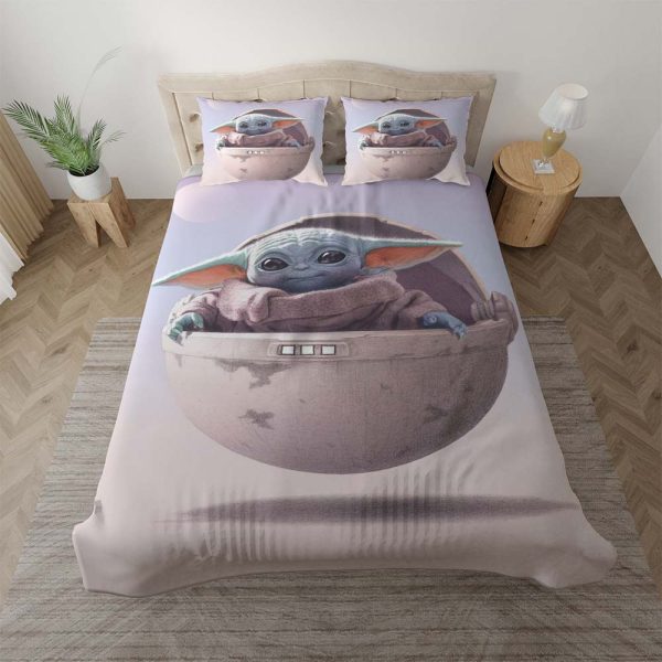 Baby Yoda süß in Star Wars 1 Kinderbettwäsche - Bettwäsche
