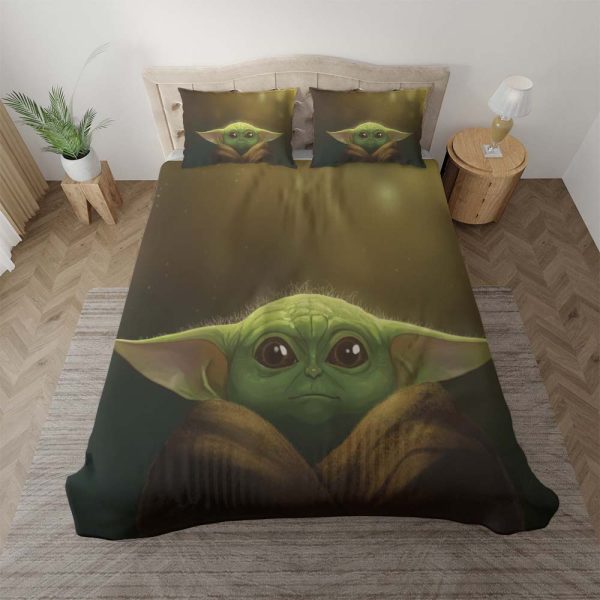 Baby Yoda süß in Star Wars 12 Kinderbettwäsche - Bettwäsche