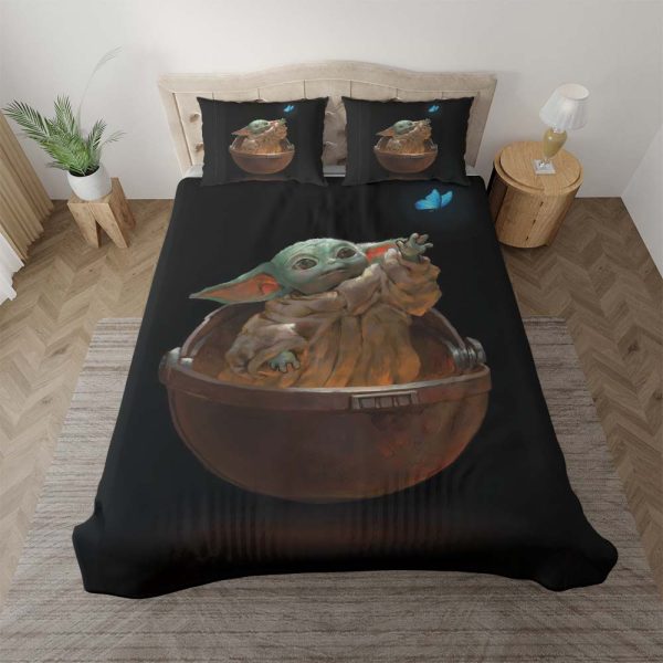 Baby Yoda süß in Star Wars 5 Kinderbettwäsche - Bettwäsche