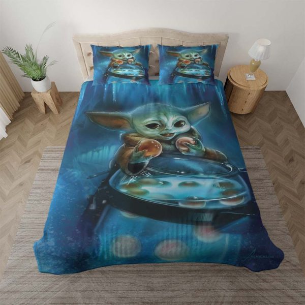 Baby Yoda süß in Star Wars 9 Kinderbettwäsche - Bettwäsche