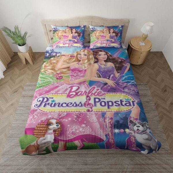 Barbie, die Prinzessin und der Popstar Kinderbettwäsche - Bettwäsche