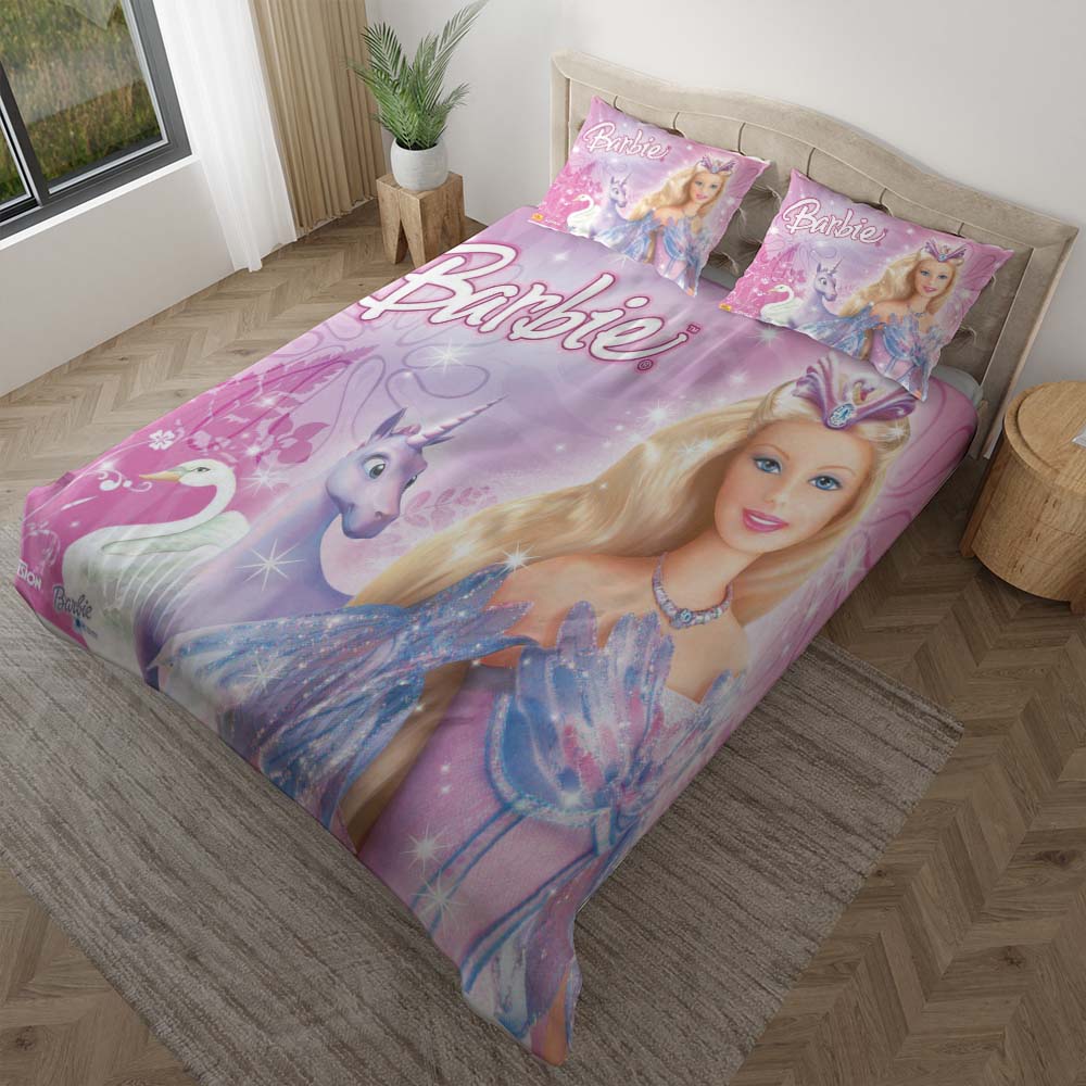 Barbie und Einhorn Kinderbettwäsche - Bettwäsche – Bild 2