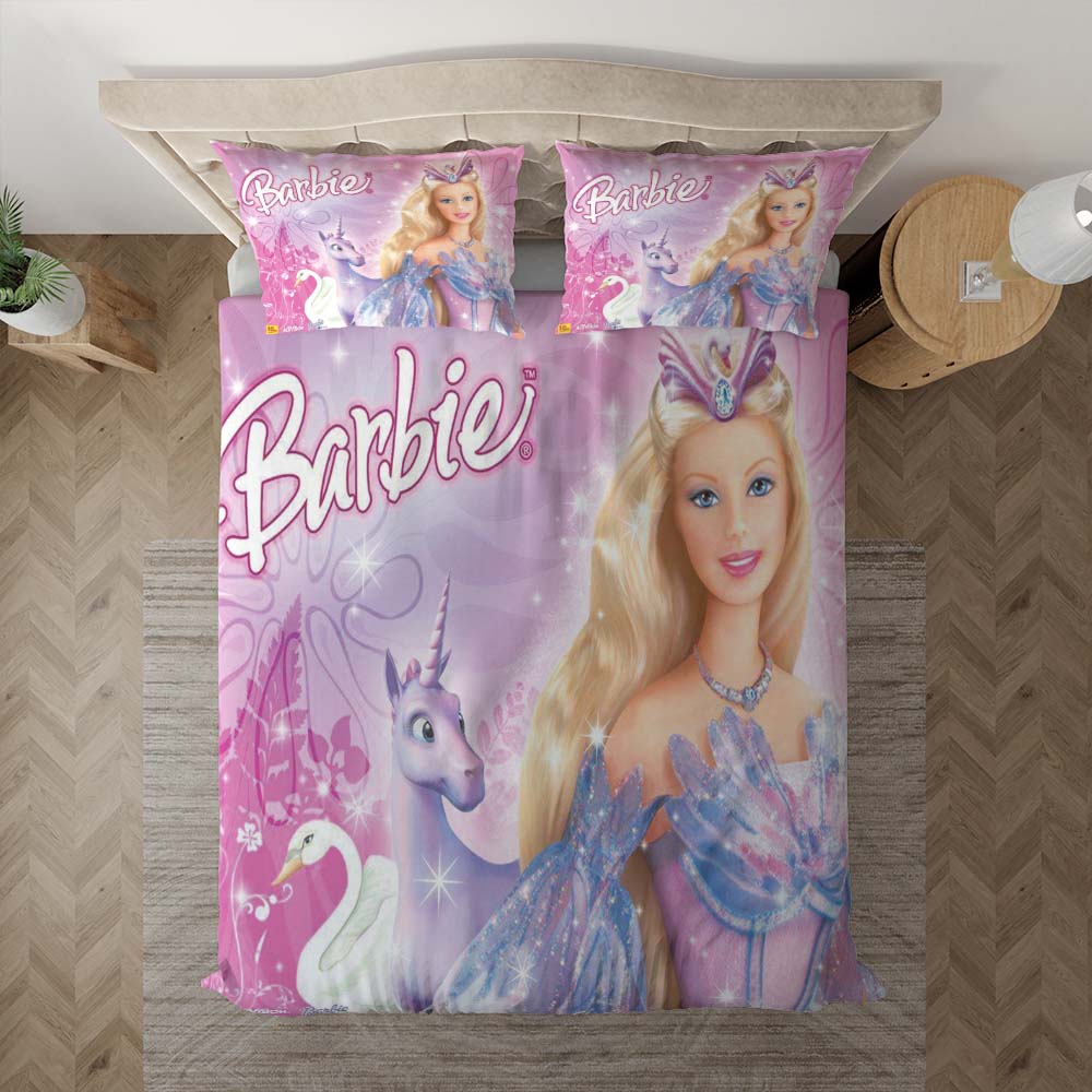 Barbie und Einhorn Kinderbettwäsche - Bettwäsche – Bild 3