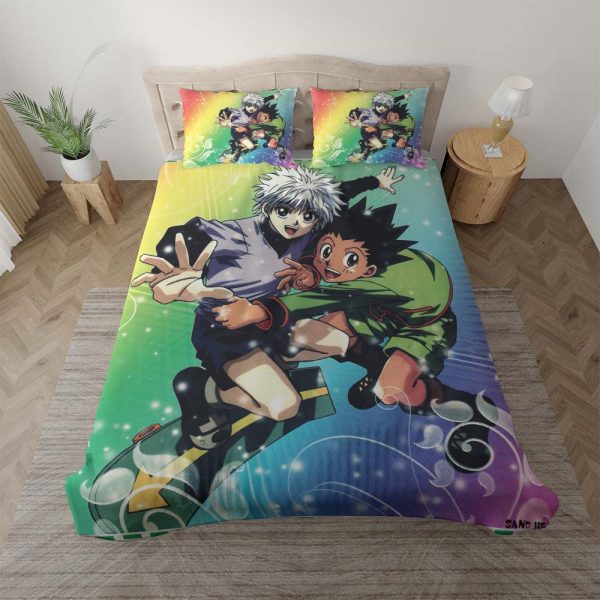 Hunter X Hunter Killua Zoldyck und Gon Freecss 2 Kinderbettwäsche - Bettwäsche