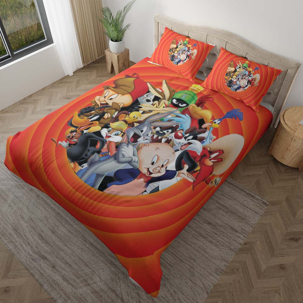 Looney Tunes Alle Charaktere 2 Kinderbettwäsche - Bettwäsche – Bild 2