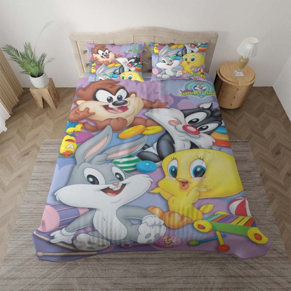 Looney Tunes Alle Charaktere 3 Kinderbettwäsche - Bettwäsche