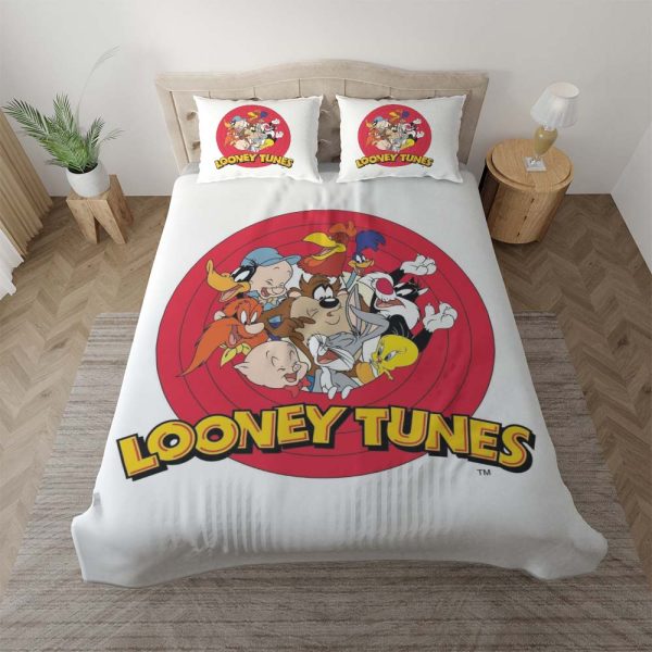 Looney Tunes Alle Charaktere 4 Kinderbettwäsche - Bettwäsche